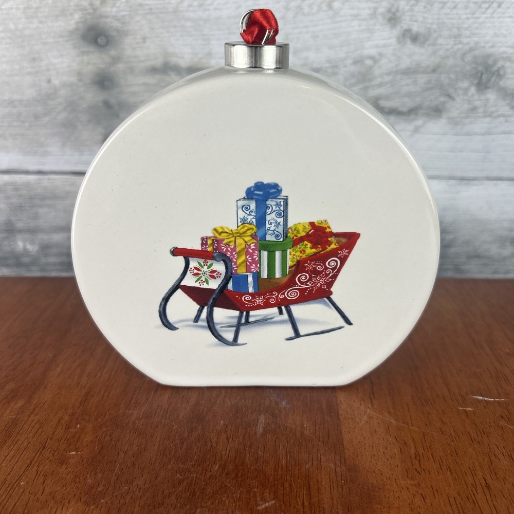 TEMP-TATIONS BY TARA Christmas Recipe Ornament CERAMIC Table Decor